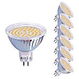 6er-Pack MR16 LED-Glühbirnen,GU5.3 LED-Glühbirne mit Bi-Pin-Sockel, 4 W (entspricht 50 W Halogen), 400 lm, 12 V, 3000 K, 120° Abstrahlwinkel ...