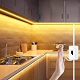 AIMENGTE Led Strip Warmweiss 3000K,USB 5V Wasserdichtes Led Streifen Mit Bewegungsmelder,Hand sweep Motion Sensor LED band Perfekt Für Küche, Unter ...