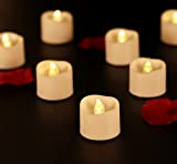 Anstore 12 LED Kerzen, LED Tee Lichter Flammenlose Kerzen mit Timer, Flackern Teelichter, Elektrische Kerze Lichter für Hochzeit, Weihnachten, Ostern, ...