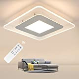 Anten Firefly 20W LED Deckenleuchte mit Fernbedienung | Dimmbar Deckenlampe und Farbtemperatur Stufenlos Einstellbar 3000-6500k | Weiß | 30x30cm | ...