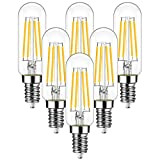 ANWIO E14 LED Leuchtmittel 4.5W Filament Lampe, T25 470LM Edison LED, Ersetzt 40w Glühbirne, Warmweiß 2700K, Nicht Dimmbar, Glühbirne für ...
