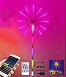Bluetooth Feuerwerks LED Lichter strip, 360 LEDs Traumfarben Feuerwerkslichter mit App, hohe Musikempfindlichkeits Soundsteuerungs LED Streifenlichter