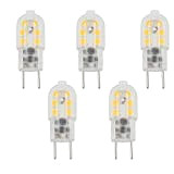 Bonlux 3W G6.35 LED Lampe Birne AC/DC 12V Warmweiß 3000K Bi pin JC Typ GY6.35 Glühbirne für Schreibtischlampe, Accent, Display, ...