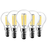 Bonlux E14 LED Filament Tropfenform Lampe Dimmbar 6W, G45 Edison Vintage Glühbirne Warmweiß 2700K 600LM, Ersetzt 60W 360°Abstrahlwinkel Retro Glühlampe ...