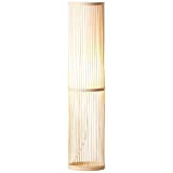 BRILLIANT Lampe Nori Standleuchte 1flg natur/weiß | 1x A60, E27, 40W, geeignet für Normallampen (nicht enthalten) | Mit Fußschalter
