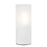 BRILLIANT Lampe Robin Tischleuchte weiß-alabaster | 1x A60, E27, 60W, geeignet für Normallampen (nicht enthalten) | Mit Schnurzwischenschalter