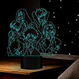 Cartoon My Hero Academia Deku Manga Midoriya Izuku Animation Figur Nachtlicht LED Anime Kinder Erwachsene Geschenke Dekor Comic Tischlampe Schlafzimmer ...