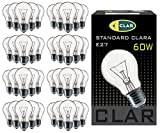 CLAR - Glühbirne E27 60W, Glühlampe E27, E27 Glühbirne, Glühbirnen E27, Incandescent Bulbs, Glühbirnen 60 Watt Klar, Alte Glühbirnen Kaufen, ...