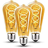 Edison Vintage Glühbirne E27, E27 LED Vintage Dimmbar 4W Retro LED Lampe Warmweiß 2700K Edison Glühbirne E27 Vintage Ideal für ...