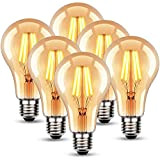 Edison Vintage Glühbirne E27, HUSTUNG E27 LED Vintage 4W Retro LED Lampe Warmweiß 2700K, Antike Glühbirne LED Glühbirne E27 Vintage ...