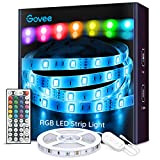 Govee LED Strip 5m, RGB LED Streifen, Farbwechsel LED Band mit IR Fernbedienung, für die Beleuchtung von Haus, Party, Küche ...