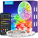 Govee LED Strip, RGBIC LED Streifen 5m, Musik Sync, Segmentcontrol, Farbwechsel, 64 Szenenmodus, Steuerbar via App, für Party, Zuhause, Schlafzimmer, ...