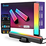 Govee Smart LED Lightbar, Gaming Lampe funktioniert mit Alexa und Google Assistant, RGBICWW WiFi LED TV Hintergrundbeleuchtung Sync mit Musik, ...