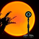 GTTFAE Dimmbar Sunset Lamp, Sonnenuntergangs projektions lampe mit verstellbarer Höhe,180 Grad Drehung USB Projektor Lichter Romantische Lampe für Selfie Beleuchtung ...