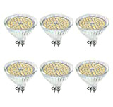 GVOREE Dimmbar Mr16 GU5.3 LED Lampe Warmweiß, 5W (ersetzt 40W), 3000K Warmweiss DC12V, 120°Abstrahlwinkel, 6er-Pack