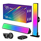 HPYLIF·H RGB Ambient Lampe 2er Set, Smart LED Lightbar mit 16 Millionen Farben, USB TV Hintergrundbeleuchtung Sync mit Musik, Gaming ...