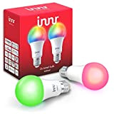 innr Zigbee E27 Lampe Color, kompatibel mit Philips Hue, Alexa, Hey Google (Bridge erforderlich) Smart LED E27, RGB, 16 Million ...