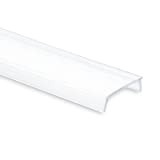 Isolicht LED Trockenbauprofil Abdeckung | 200 cm opal/satiniert | zum Schutz für LED Strips | LED Streifen Abdeckung | für ...