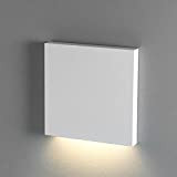lambado® Premium LED Wandeinbauleuchte für Schalterdose - Treppenbeleuchtung 230V DOWN in weiss für Innen - 1.5W ColorSwitch für Ambiente & ...