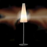Lampenlux LED Tischlampe Tischleuchte Anja mit Glasschirm weiss G9 Höhe: 180 cm