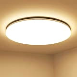 LE 24W Deckenlampe Ø33cm, IP54 Wasserfest Badezimmer Deckenlampe, 3000K LED Deckenleuchte 2400lm für Badezimmer Schlafzimmer Kinderzimmer Wohnzimmer Balkon Flur Küche, ...