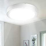 Led Deckenleuchte Flach Rund Deckenlampe 18W - Modern Weiß 5000K 1700LM Led Lampen Led Deckenbeleuchtung für Badezimmer Schlafzimmer Wohnzimmer Küche ...