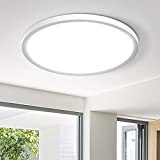 LED Deckenleuchte Flach Rund Deckenlampe 24W - Modern Natürliches Weiß 5000K 1950LM LED Lampen deckenlampen, Wasserfest Badezimmer lampe für Schlafzimmer ...