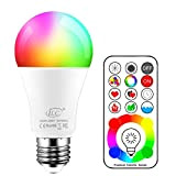 LED Glühbirne 120 Farben 10 Watt RGBW Farbige Leuchtmittel RGB+Weiß Lampe Edison Farbige Leuchtmitte Farbwechsel Lampen -E27 Fassung LED Birnen ...