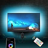 Led TV Hintergrundbeleuchtung für tv 55 bis 75 zoll,Led Strip 4m,Smart Led Backlight App Steuerbar 5050 led backlight,USB Led Beleuchtung ...