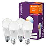 LEDVANCE Smart+ LED, ZigBee Lampe mit E27 Sockel, warmweiß bis tageslicht (2700K - 6500K), dimmbar, Direkt kompatibel mit Echo Plus ...