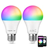 Lepro Alexa Glühbirne E27, Smart Glühbirne E27, Alexa Brine, Smart LED Lampe, Wlan LED Light Bulb 9W 806LM, WiFi Dimmbare ...