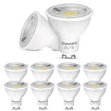 linovum 10er-Pack LED Lampen GU10 warmweiß 3W Abstrahlwinkel 36° - ersetzt 35 Watt - Leuchtmittel 230 Volt Birne Halogenersatz