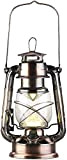 Lunartec LED Sturmlaterne: Ultra helle LED-Sturmlampe, Batterie, 200lm, 3W, warmweiß, Bronze (Öllampe LED)