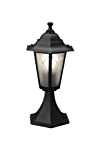 Massive 153523010 Outdoor Pedestal/Post Lighting E27 schwarz Außenbeleuchtung – Außenbeleuchtung (Outdoor Pedestal/Post Lighting, Schwarz, Aluminium, Glas, IP44, Garten, Hof, I)