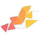 Nanoleaf Shapes Triangle Starter Kit, 9 Smarten Dreieckigen LED Panels RGBW - Modulare WLAN 16 Mio Farben Wandleuchte Innen, Musik ...