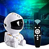 ONXE Astronauten Sternenhimmel Projektor,LED Nachtlicht Sternenhimmel mit Fernbedienung 360° Drehen16 Modi Galaxy Light Projector für Kinder Erwachsene Schlafzimmer Raumdekoration Party ...
