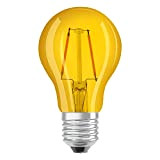 OSRAM Dekorative LED Lampe Décor mit E27 Sockel, Gelb, 2200 K, 2,50 W, Ersatz für 15-W-Glühbirne, klar, LED STAR DECO ...