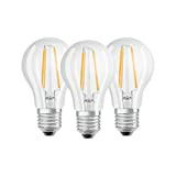 Osram Lamps LED Base Classic A Lampe, in Kolbenform mit E27-Sockel, nicht dimmbar, Ersetzt 60 Watt, Filamentstil Klar, Warmweiß - ...