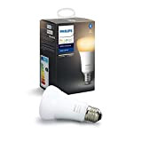 Philips Hue White Ambiance E27 LED Lampe Einzelpack, dimmbar, alle Weißschattierungen, steuerbar via App, kompatibel mit Amazon Alexa (Echo, Echo ...