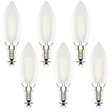 Phoenix-LED GlüHbirne E14 Led 4W Dimmbar Kerzen Lampe,Warmweiß(2700K), Ersetzt 40W, 400Lm,6er-Pack