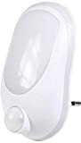 Smartwares LED Nachtlicht mit Bewegungsmelder, Tag/Nacht Sensor - 0,4 Watt 6000.293 Weiß