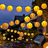 Solar Lichterkette Lampion Außen Garten Deko, BoxRice 8 Meter 30 LED Laternen 8 Modi Wasserdicht Solar Lichterkette Laterne Beleuchtung für ...