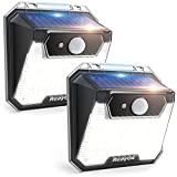 Solarlampen für Außen mit Bewegungsmelder, Reayos 148 LED Superhelle Solarleuchten für Außen Solar Aussenleuchte mit 3 Modi IP65 Wasserdichte Solar ...