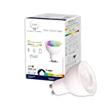tint smarte LED Lampe GU10, Leuchtmittel Reflektor, mehrfarbig, weißes & farbiges Licht RGB, Farbwechsel, dimmbar, 4,7W ersetzt >50W Glühbirne, Zigbee, ...