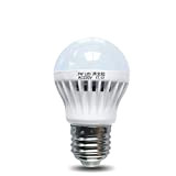 Ton- und Lichtsteuerungssensor Licht E27 Bewegungsmelder LED-Lampe Lampe Treppe Flur Weg Korridor Nachtbeleuchtung - Weiß 3W