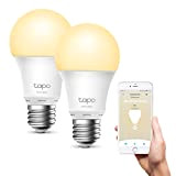 TP-Link Tapo L510E smarte WLAN Glühbirne E27, dimmbar 8.7 W, kein Hub notwendig, kompatibel mit Alexa, Google Assistant, Abläufe und ...