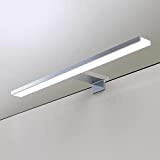 YIQAN 60cm LED Spiegelleuchte Vollaluminium 3in1 Bad Spiegel Beleuchtung Lampe 13W 1000lm Warmweiß 3000K Badlampe Spiegellampe IP44 Wasserdicht LED Make-up ...