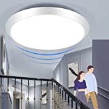 ZMH LED Deckenleuchte mit Bewegungsmelder Deckenlampe Innen I 15W Flurlampe Decke mit Bewegungssensor I IP44 Wasserdicht Sensor Lampe 4000K für ...