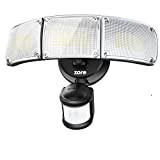 ZOFO 6000LM LED Strahler mit Bewegungsmelder Außen, Superhell LED Lampe mit Bewegungsmelder Fluter Außen, 5000K LED Außenstrahler, IP65 Wasserdicht PIR ...